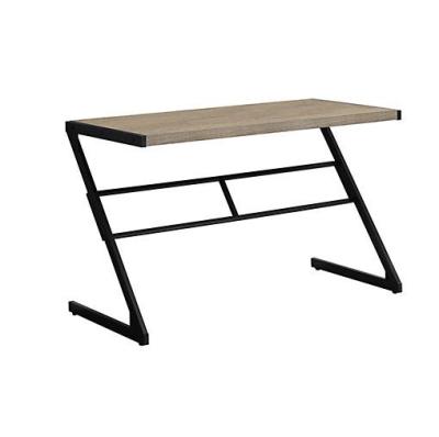 China (Size) modern design adjustable unique z-shaped metal base computer desk for sale