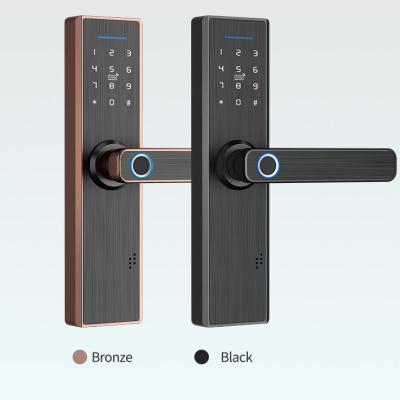 China 5 in 1 code IC card APP smart door lock, WIFI fingerprint lock, electronic smart door locks for wood door steel door WDL-X1 for sale