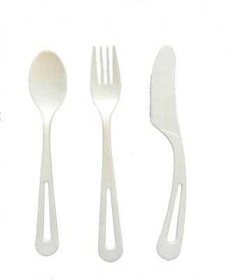 China CPLA Cutlery Biodegradable Compostable Heavy Duty Disposable Cutlery for sale