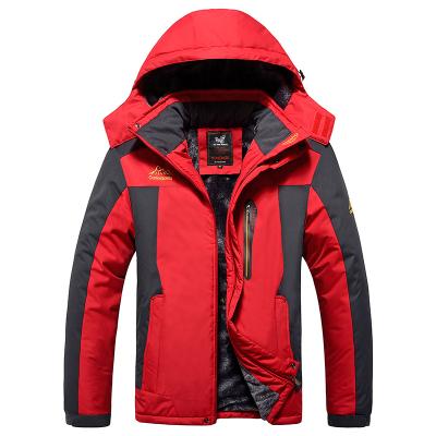 China QUICK DRY Outdoor Windproof Plus Size Mountaineering Clothing Waterproof Plus Size Fleece Lined Padded Warm Keeping Men's Assault Jacket for sale