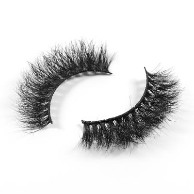 China Wholesale Natural Mink Eyelashes 12mm 15mm 17mm Soft 3d Mink Strip Lashes With Free Paper Boxes for sale