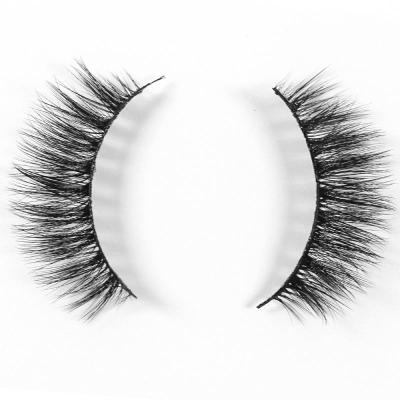 China Private label eyelashes 3d silk false eyelashes natural soft high quality faux mink lashes faux mink lashes seller for sale