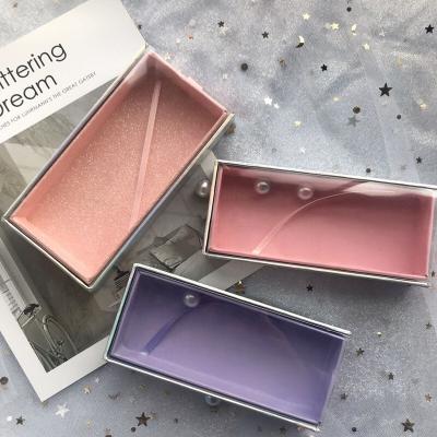 China Beauty Makeup Eyelash Packaging Boxes and Highlights Cases Eyelash Vendor Pink Highlight Paper Boxes for sale