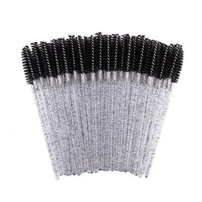 China Disposable Private Label Eyelash Brush Colorful Mascara Applicator Wash Brush For Eyelash Extensions for sale