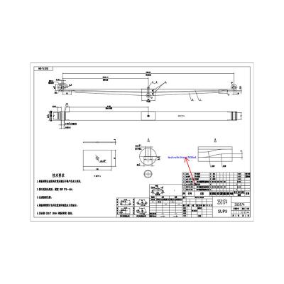 China ALLOY Factory Directly Sell Front Suspension Truck Parts Leaf Wholesale Springs Parabolic Leaf Spring for sale