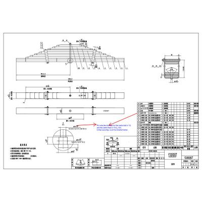 China Hot Selling Case New Product ALLOY Multiple Leaf Spring Gaskets Multiple Leaf Spring for sale