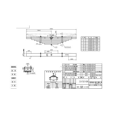 China High Quality Service 1547824 ALLOY Leaf Spring Accessory Multiple Leaf Spring for sale