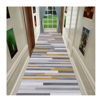 China New Design Factory Area Rug Runner Custom Hallway Floor Mat Roll Washable Wholesale Runner Covers for sale