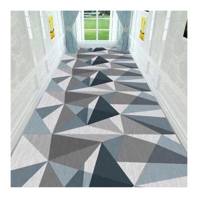 China China factory hallway carpet runner washable custom floor rug roll 3d printed modern decoration for sale