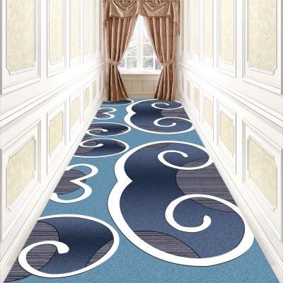 China Custom Modern Hallway Floor Rug Roll Cover 3d Washable Washable Carpet Runner for sale