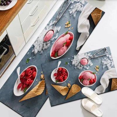 China Digital Printed Washable 3D Rugs And Rugs Hot Selling Custom Kitchen Rugs From Amazon for sale