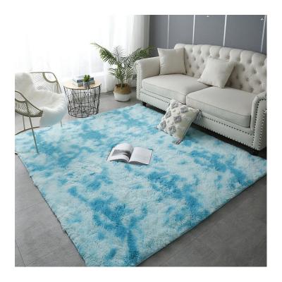 China Stain Resistant Plant Custom Fluffy Carpet Living Room And Bedroom Soft Carpet for sale