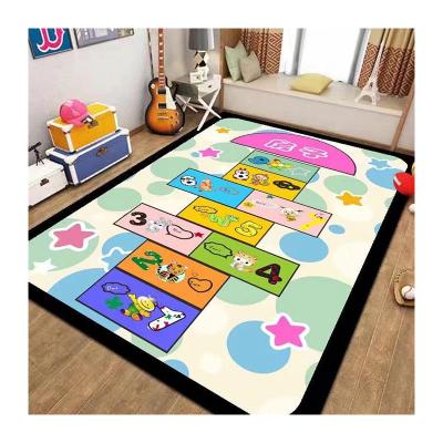 China Washable Custom Cartoon Kids Bedroom Rugs 3d Design Indoor Area Rugs For Living Room for sale