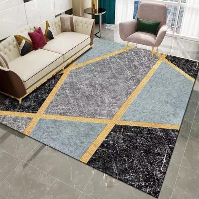 China Custom Printed Luxurious Digital Printing Rugs Anti-Slip Rugs Custom Home Decor Rugs And Blankets With Modern Design Of for sale