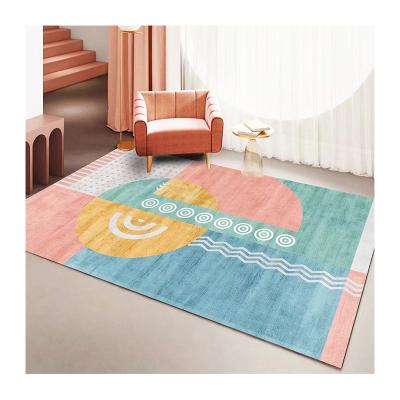 China Amazon washable hot sale nordic modern design 3d printed carpet luxury rug for living room for sale