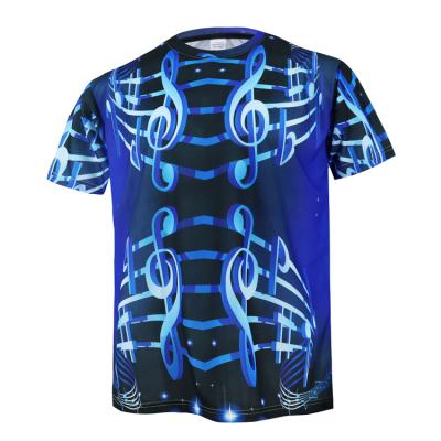 China Custom Printing Anti-Wrinkle T Shirt For Men Polyester Short Sleeve Round Neck Plus Size Mens T Shirt for sale