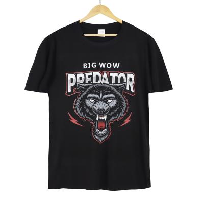 China 100% Custom Logo Cotton Digital Printed Tee MOQ1 T Shirt Dropship Custom Tshirt Anti-Wrinkle Vintage Animal Tee Shirt For Men for sale