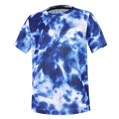 China Wholesale Digital QUICK DRY factory cartoon sublimation printing polyester Superdry graphic T-shirt for kid for sale