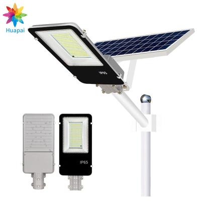 China HUAPAI Solar Panel High Lumen 50w 60w 80w 100w 200w 300w Separate Remote Control Waterproof Outdoor Solar Led Street Light for sale