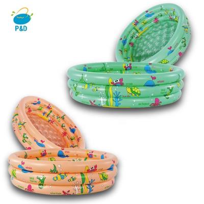 China PVC Excellent Manufacturer Inflatable Swimming Pool Cartoon Kids Outdoor Circular Pools for sale