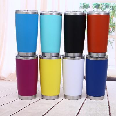 China 20Oz Stainless Steel Disposable Tumbler With Lid for sale