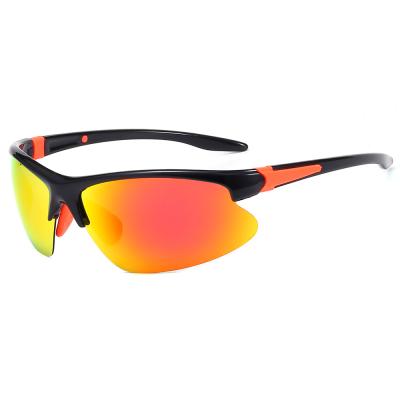 China Sports Sunglasses UNOC OEM Fashion TAC Sport Sunglasses Windshield Cycling Polarized Sunglasses For Outdoor Sport for sale