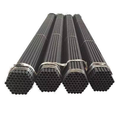 China Steel Welded Structure Pipe Hollow Tube ERW Q345 Q235B ERW Black Round Pipe for sale