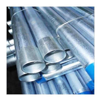 China Structure Pipe Hot Dip Galvanized Round Steel Pipe GI Pipe Pre Construction for sale