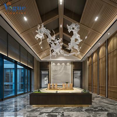 China Wholesale Modern Hanging Living Room Bedroom Hotel Lobby Minimalist Luxury Modern Chandelier Pendant Light for sale