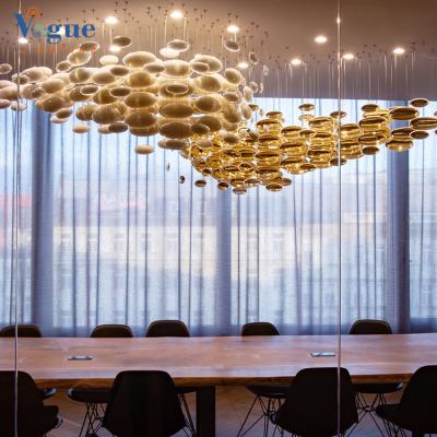 China Customized Luxury Modern Chandelier Modern Indoor Decorative Pendant Light Handmade Glass Living Room Hotel for sale