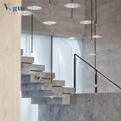 China Wholesale Customized Modern Classic Indoor Staircase Pendant Lighting Luxury Modern LED Chandelier for sale