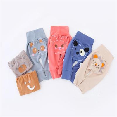 China Anti-pilling 2020 cute embroidered baby pp cotton pants custom size infant pants new style anti-pilling high for sale