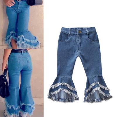 China INS Sale Fashion Kids Clothes Toddler Clothing Toddler Horl Baby Jeans Pants Baby Clothes Breathable Hot Jeans for sale