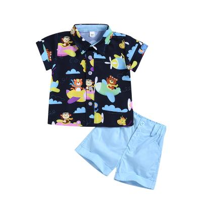 China 2021 Latest Teen Kids Summer Casual Clothes Sets Little Boys 2pcs Shorts Outfits Boys Wear Clothing for sale