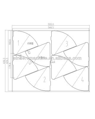 China manual paper recycling/cutting machine for paper cup and plate paper CY-850B for sale