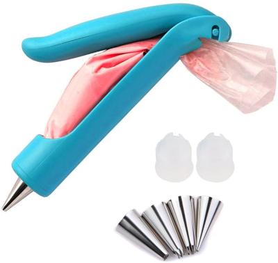 China Viable Diy Cake Decorating Pen Bag Sugar Craft Fondant Tool Cake Pen Icing Piping Tips Nozzles for sale