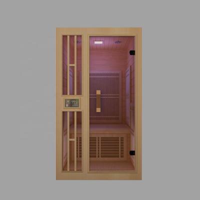 China Computer Control Panel 2 New Person No Ultra Low Emf Far Infrared Sauna Room for sale