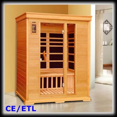 China Computer control panel infrared ozone sauna room with tourmaline stone, outdoor weight loss sauna home for sale