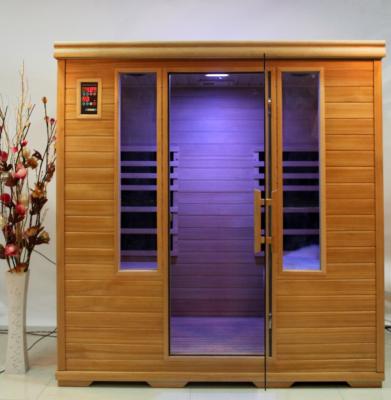 China New Wooden Computer Control Panel 4 Person Top Grade Gymnasium With Cam Massage Sauna Hidden Room KN-004C for sale