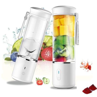 China Easy Operate 450ml Portable Blenders 6 Stainless Steel Blades Electric Blenders Shipping Portable Blender USB Glass for sale