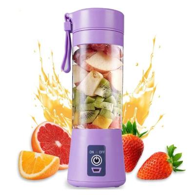 China Protable Fruit Juicer 6 Blades Portable Mini Usb Electric Juicer Blender Bpa Free Commercial Shake And Hold Smoothie Cup for sale