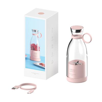 China 2023 Hot Selling Multifunctional USB Rechargeable Mini Juicer Cup Portable Juicer Personal Blender for Travel Water Bottles for sale