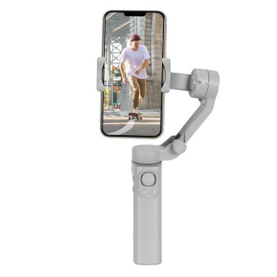 China Mobile Phone Anti-shake Professional Foldable Stabilizer Pocket Triaxial Shooting Handheld Gimbal For Face Tracking for sale