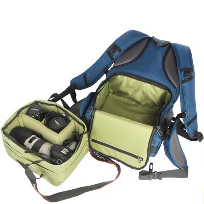 China Outdoor Large Nylon Waterproof Traveling Backpack DSLR Camera Bag For Canon for sale