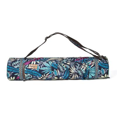 China High Quality Zipper BSCI Factory Polyester Yoga Mat Carry Bag With Multifunctional Storage Pockets Bag for sale