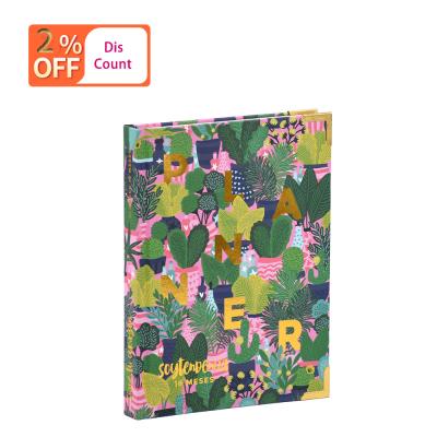 China Custom Printed Hardcover Monthly Weekly Cheap Notebook for sale