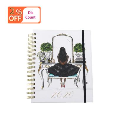 China Custom printing A4 diary journal planner agenda 2020-2021 for sale