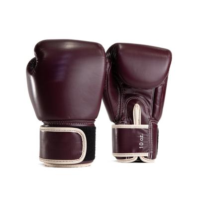 China High Quality Custom Logo PU Leather Fight Training Muay Thai Boxing Gloves Comfortable for sale