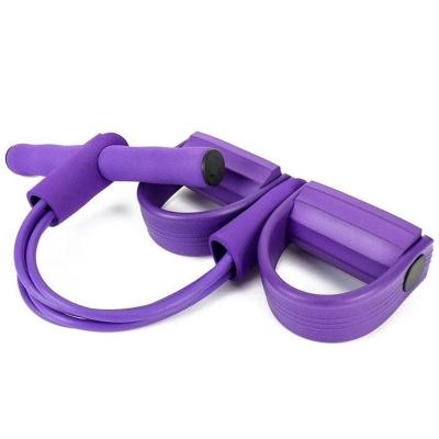 China Fitness Center Most Popular Colorful Muscles Arm Legs Expander Pedal Resistance Portable Training Band for sale