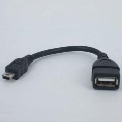 China Cheap MP3/MP4 player prices mini otg adapter usb 5P male to usb2.0 adapter female otg mini otg usb cable for sale